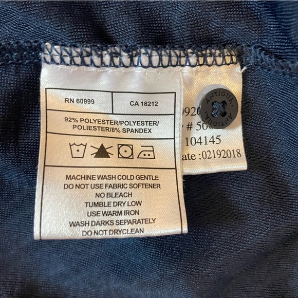 ANTIGUA WOMEN'S Boston Red Sox Logo Navy Blue Polo Size Large - Picture 10 of 10